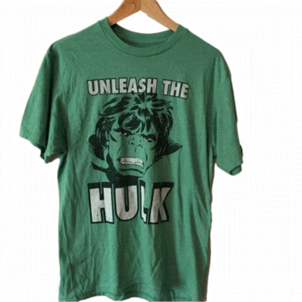 GREEN Marvel Hulk T-shirt.  Men’s size medium.  Unisex.